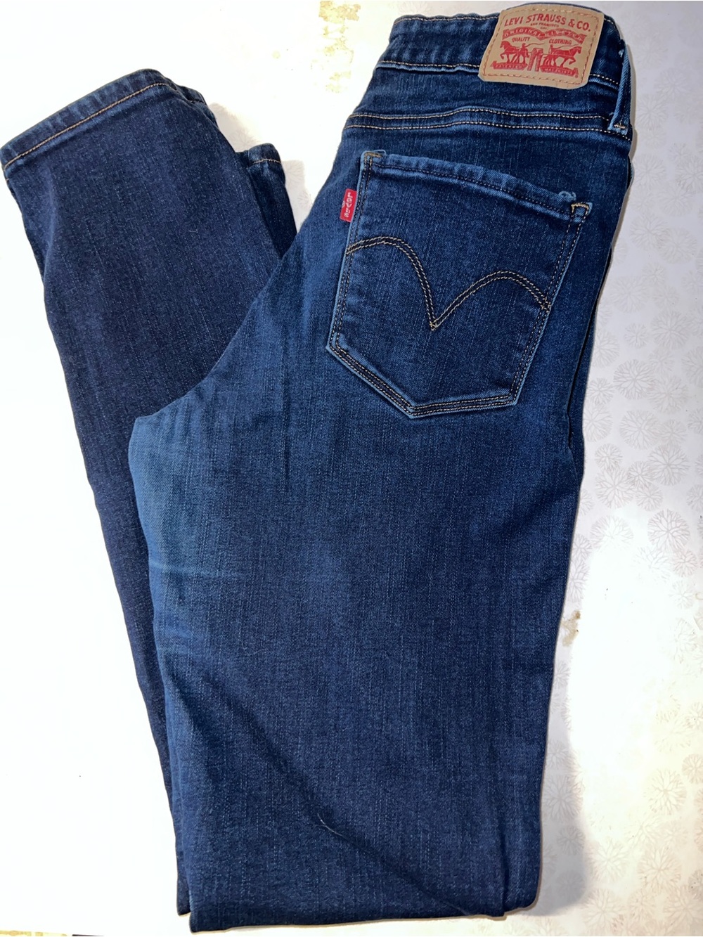 Levi's Dark Blue Straight Leg Jeans